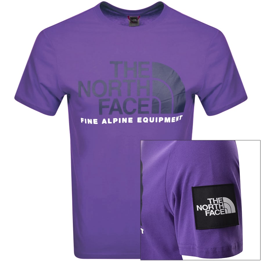 Alternative Image for ProductThe North Face Fine 2 T Shirt Purple1